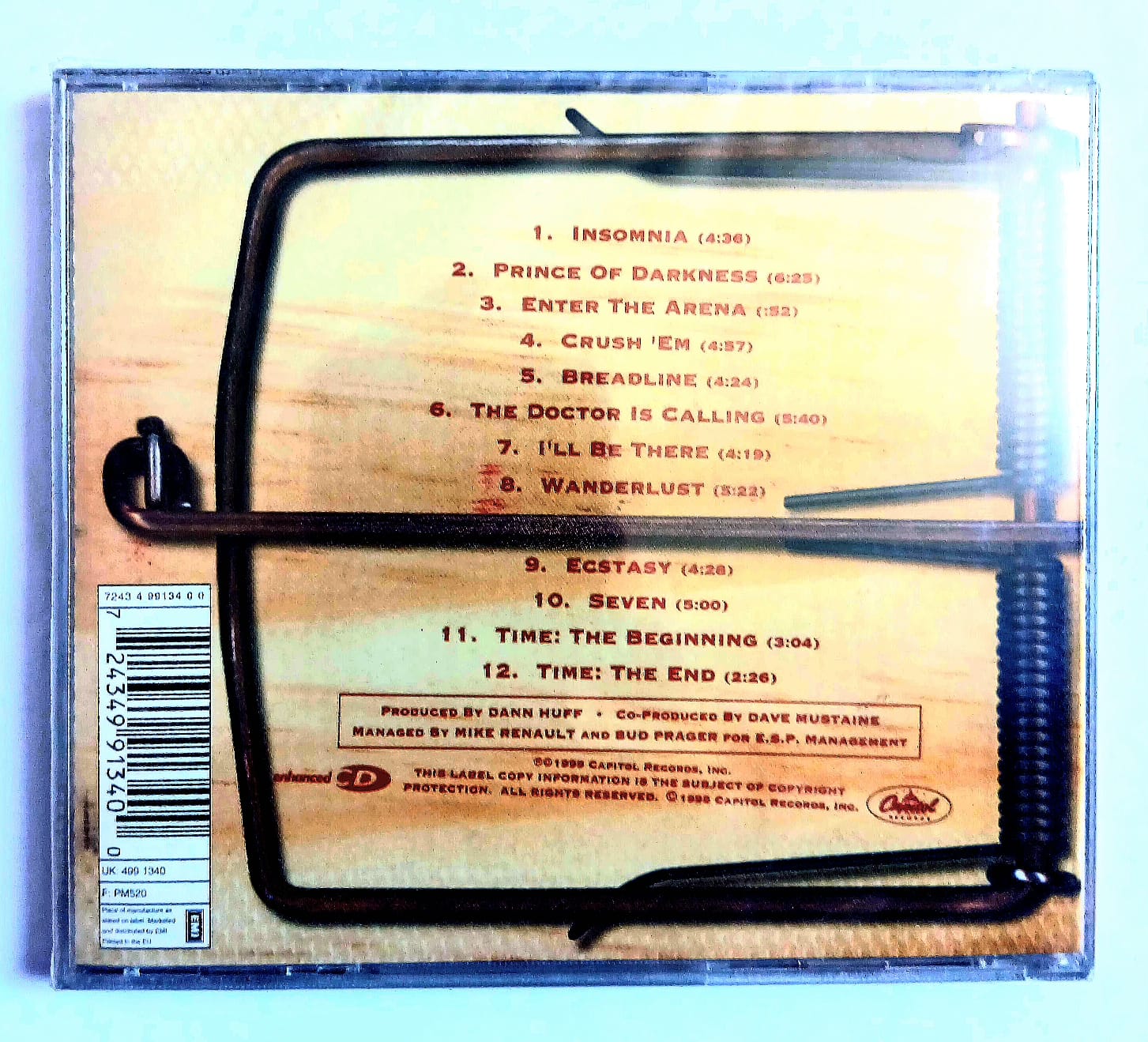 Cd Megadeth – Risk - Image 2