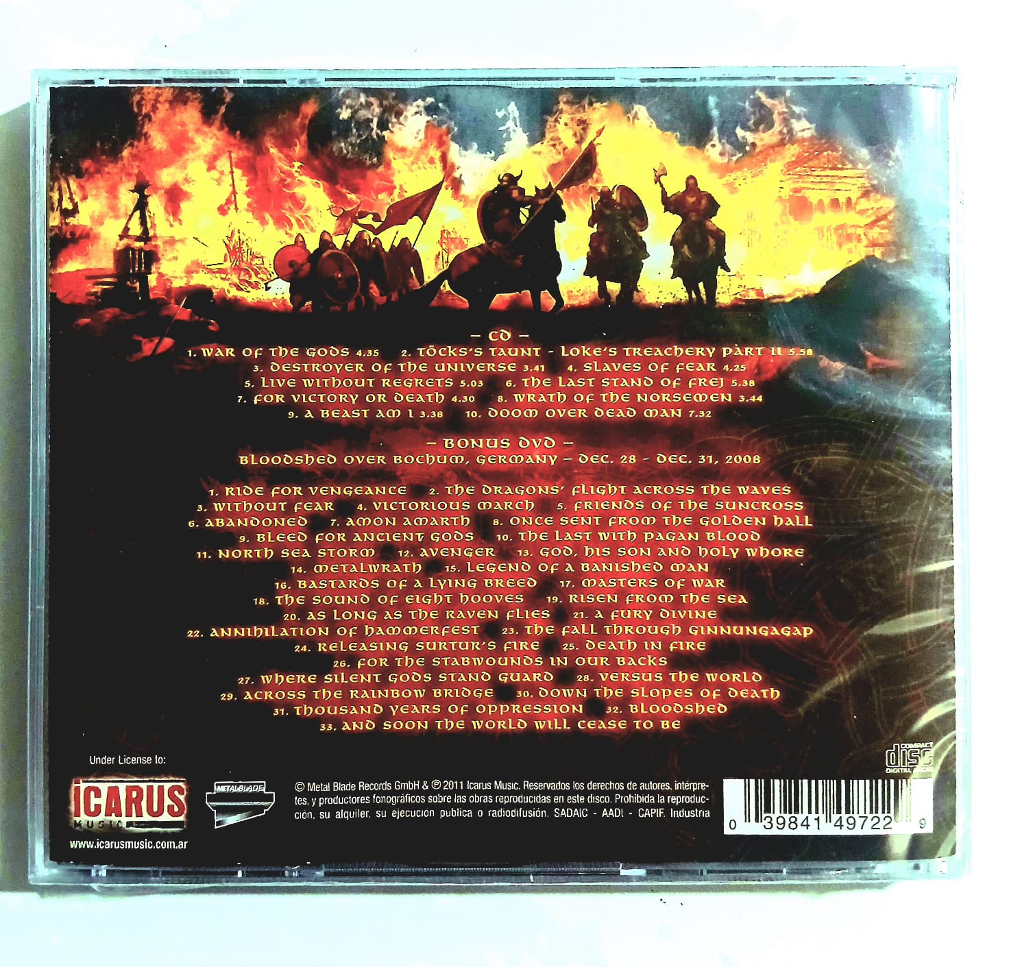 Cd + DVD Amon Amarth – Surtur Rising - Image 2