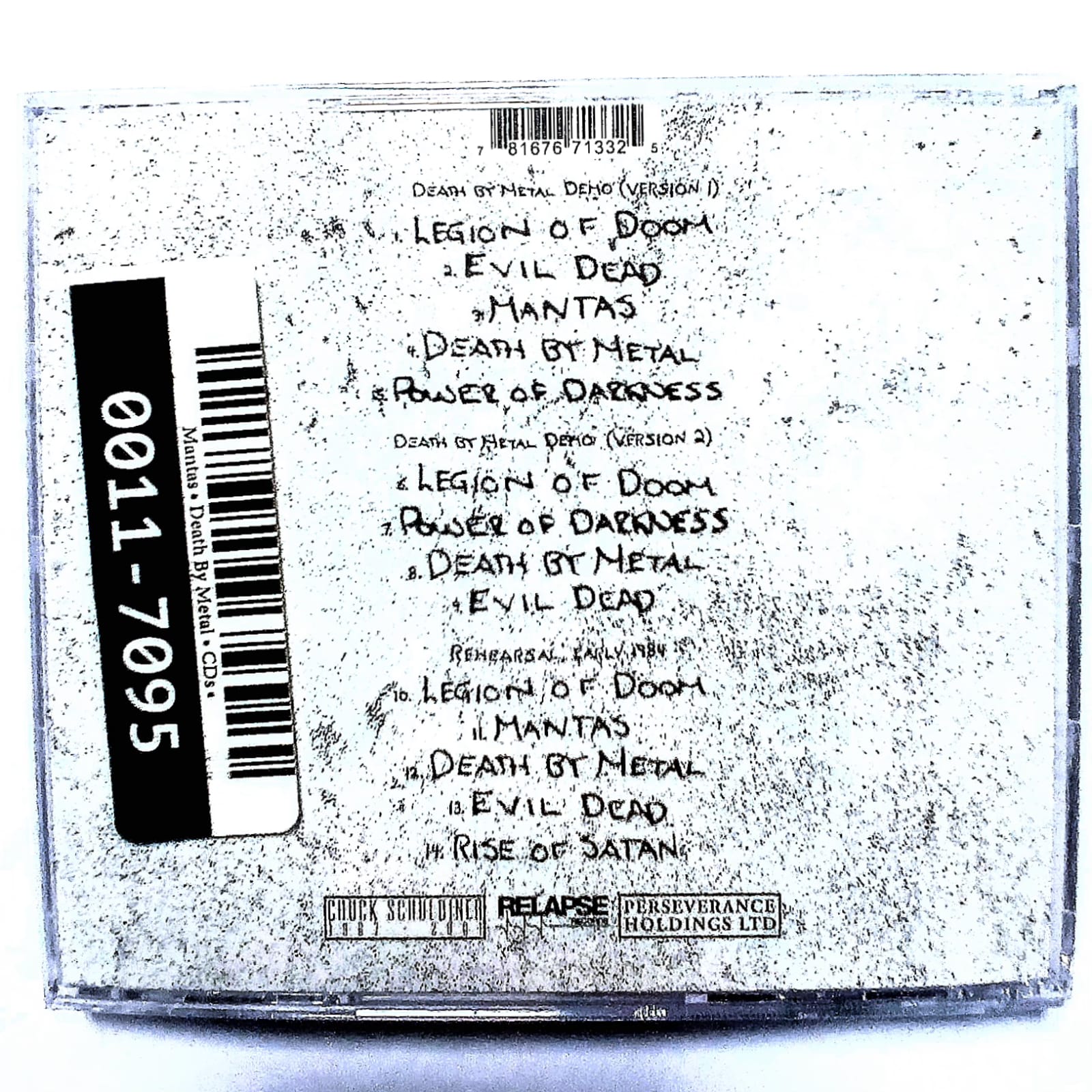 Cd Mantas - Death By Metal - Image 2