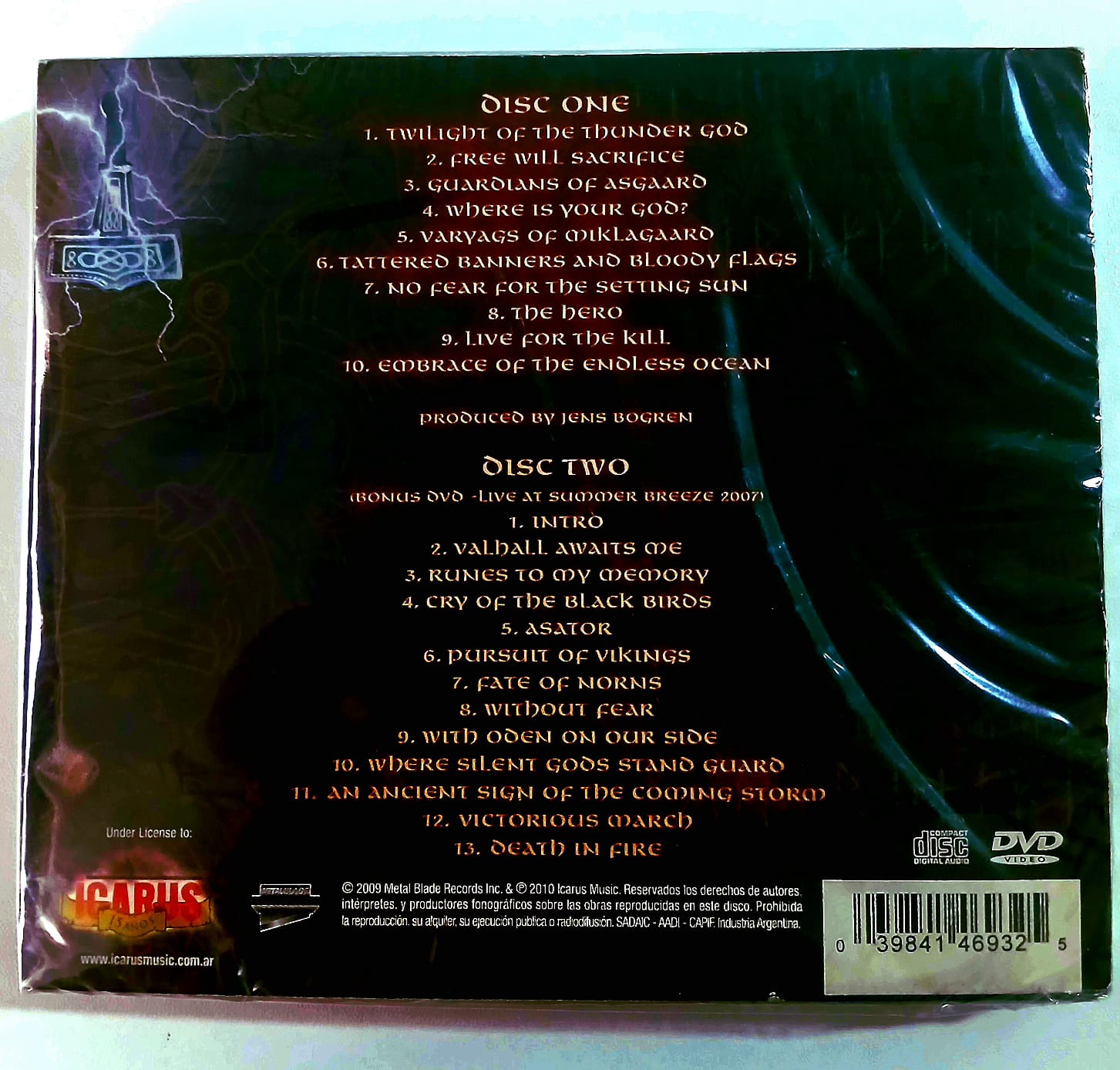 Cd + DVD Amon Amarth – Twilight Of The Thunder God - Image 2