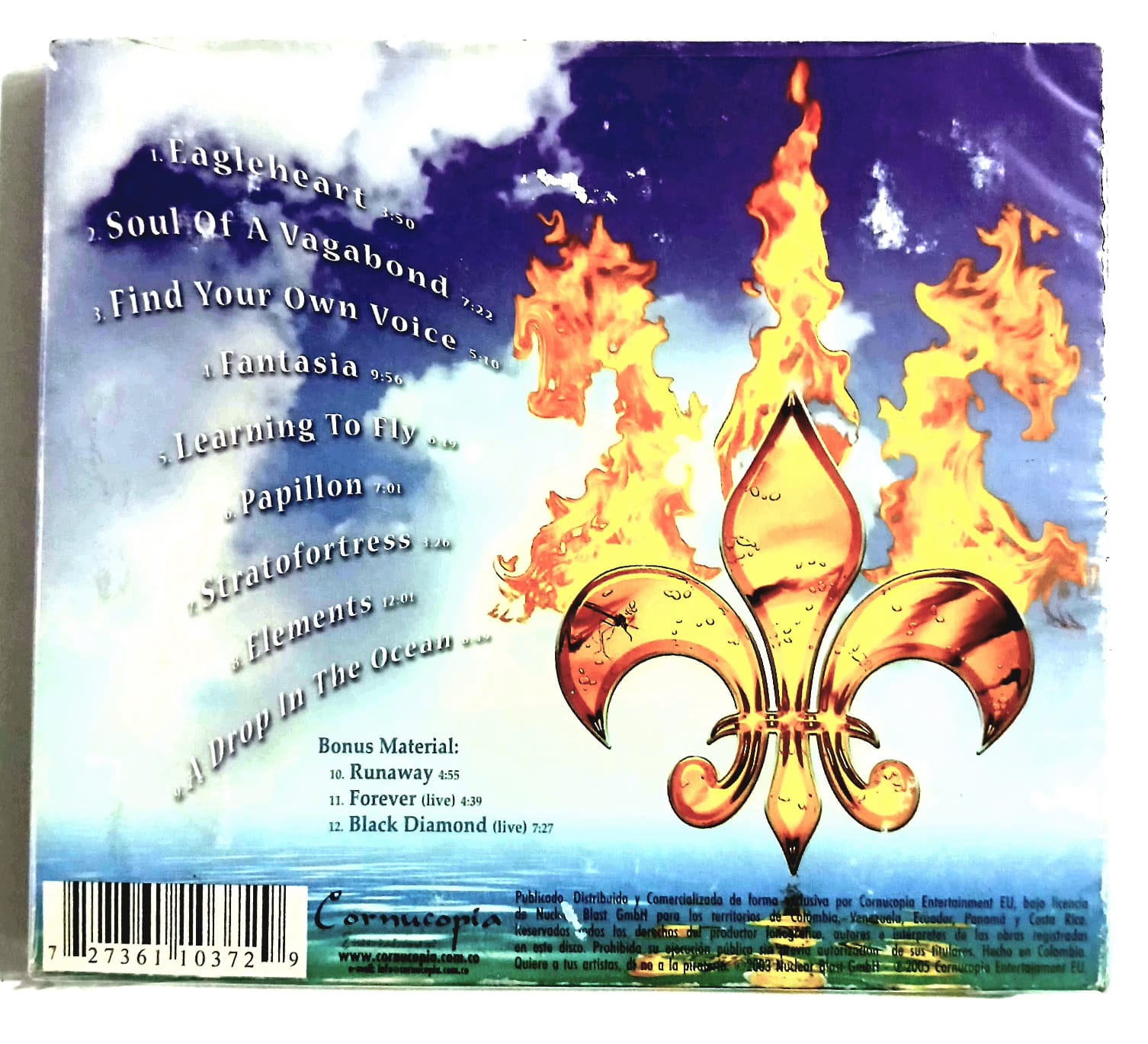 Cd Stratovarius – Elements Pt.1 - Image 2