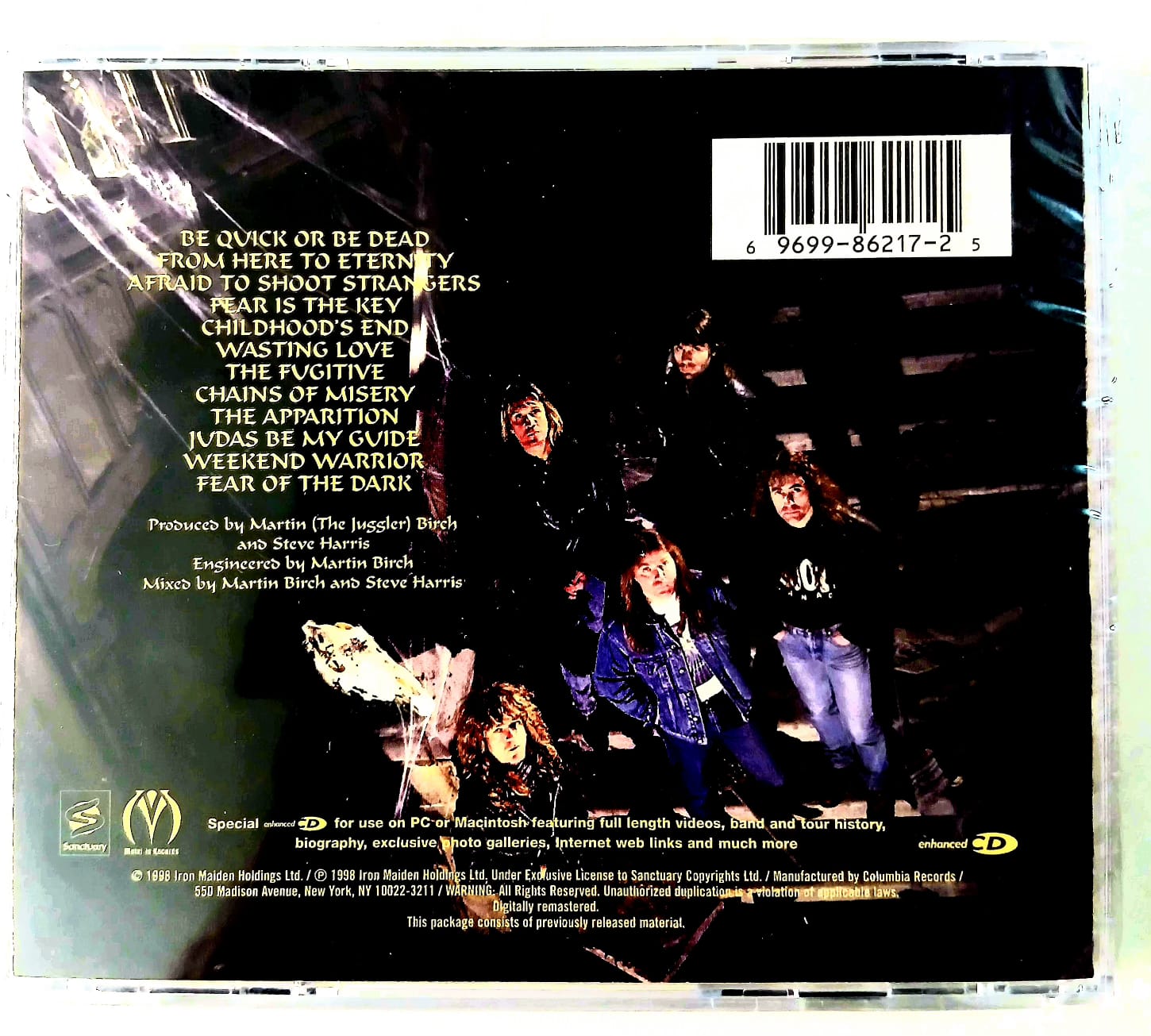 Cd Iron Maiden – Fear Of The Dark - Image 2