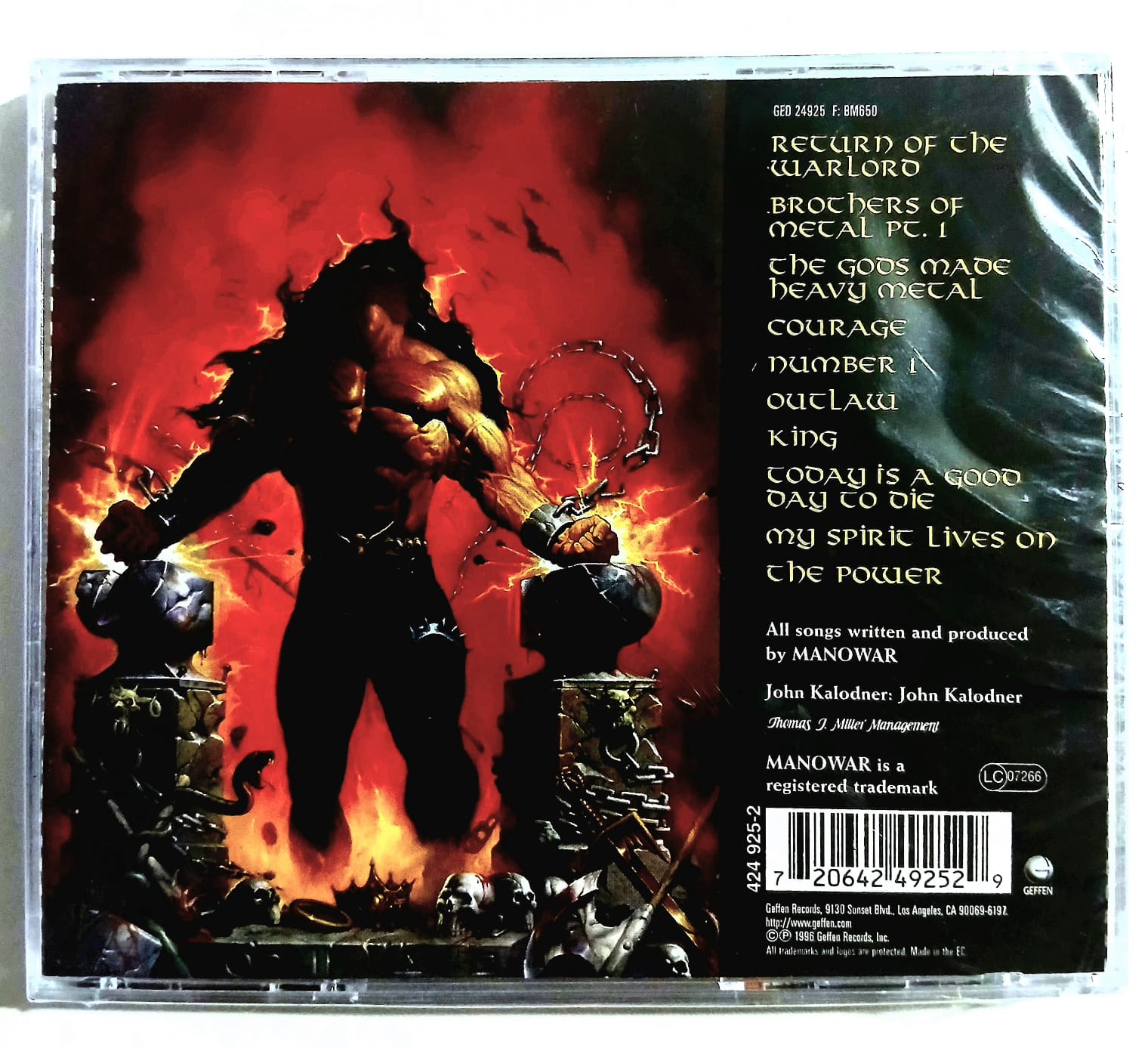 Cd Manowar – Louder Than Hell - Image 2