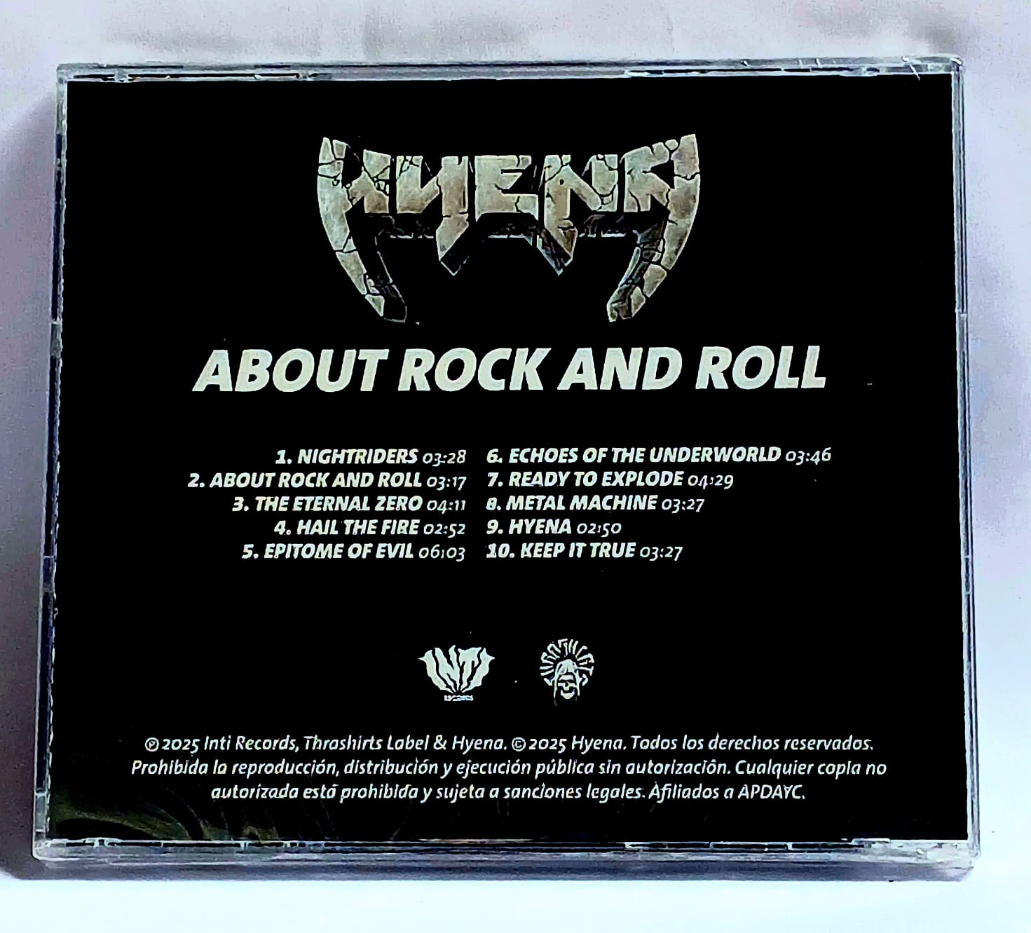 Cd Hyena – About Rock And Roll - Image 2