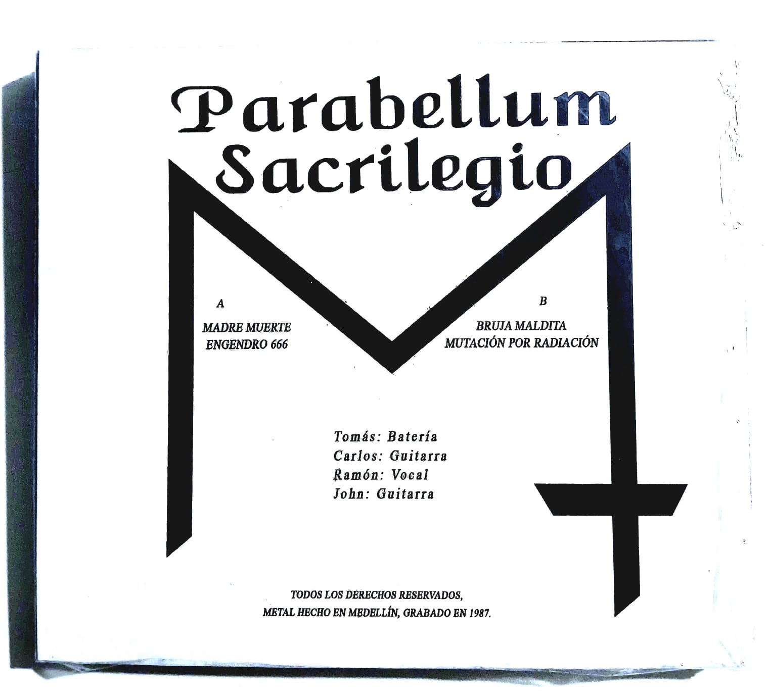 Cd Parabellum - Sacrilegio + Mutacion Por Radiacion - Image 2