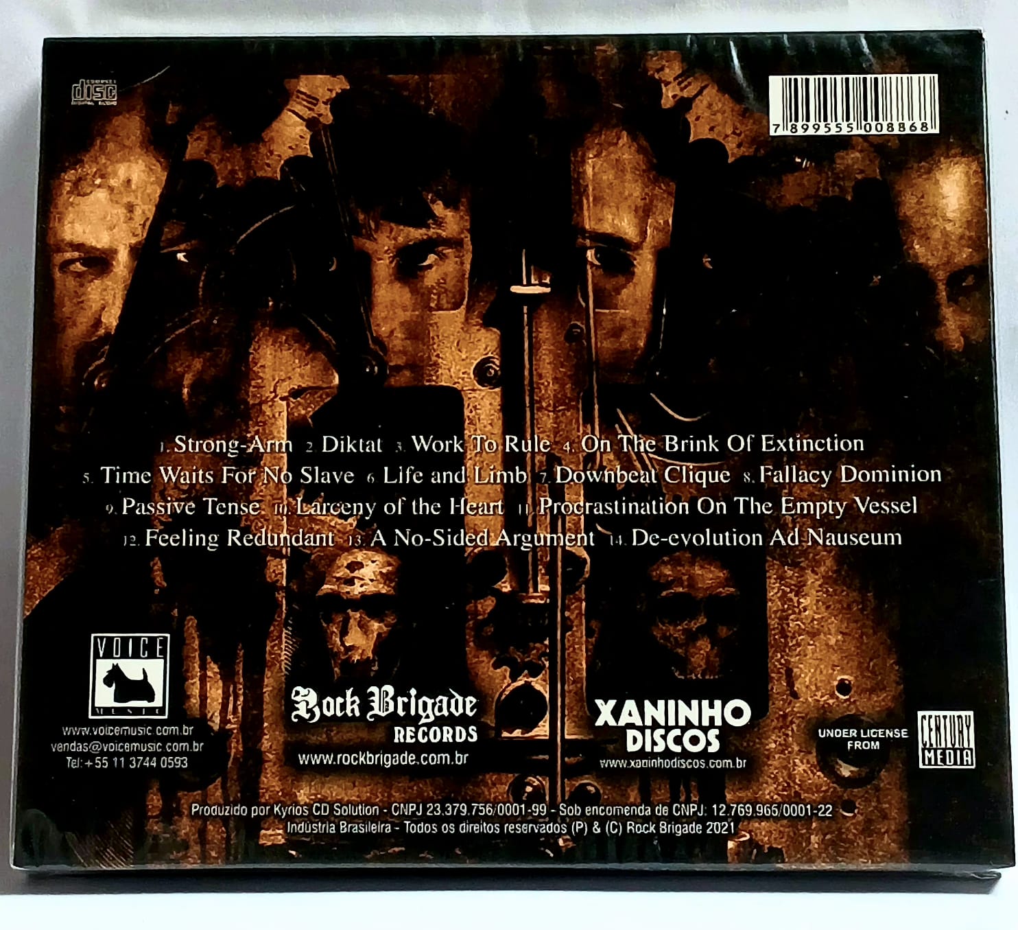 Cd Napalm Death – Time Waits For No Slave - Image 2