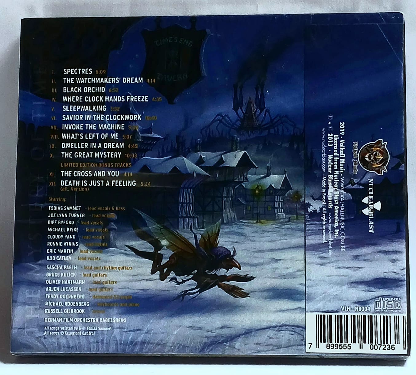 Cd Tobias Sammet's Avantasia – The Mystery Of Time (A Rock Epic) - Image 2