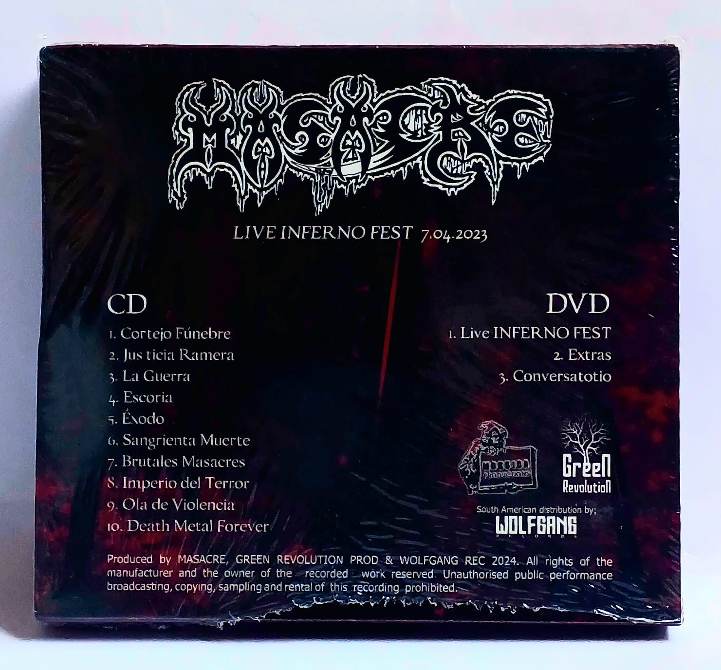 Cd + DVD Masacre – Live Inferno Fest - Image 2