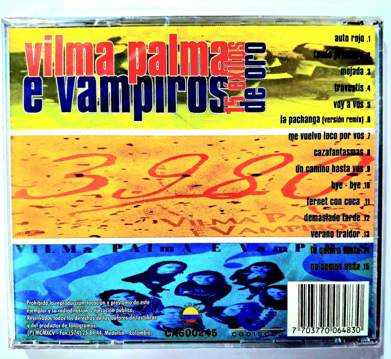 Cd Vilma Palma E Vampiros – 15 Exitos de Oro - Image 2