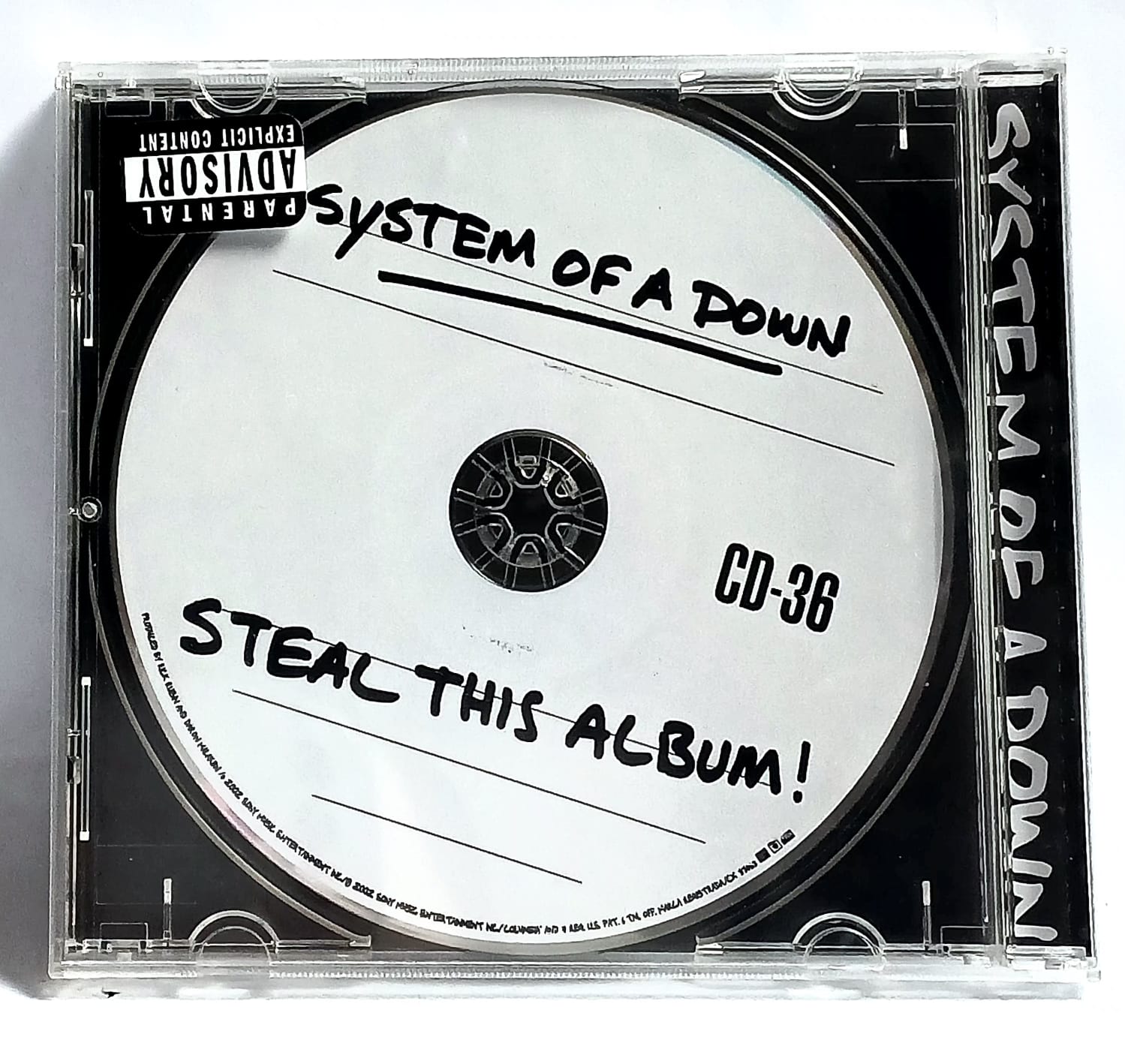 Cd System Of A Down – Steal This Album!