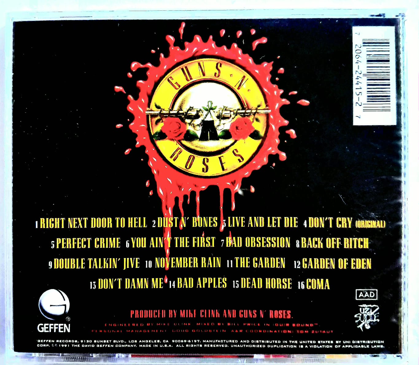 Cd Guns N' Roses – Use Your Illusion I - Image 2