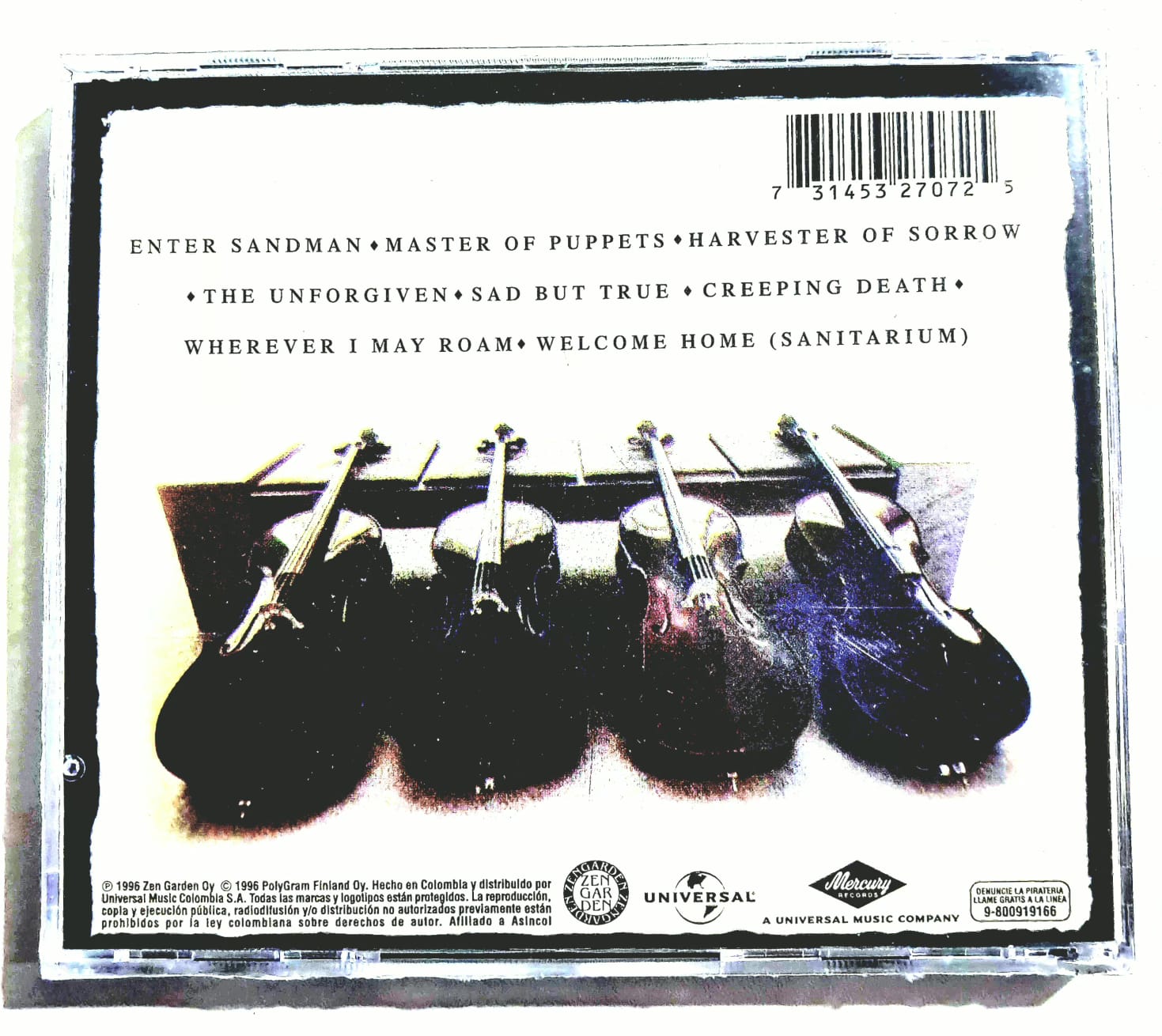 Cd Apocalyptica – Plays Metallica By Four Cellos - Image 2